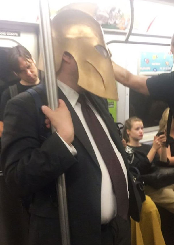 Me Trying To Avoid People I Know On The Train