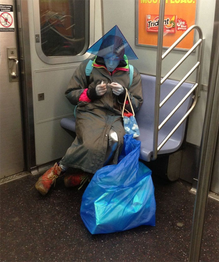 I Saw An Alien On The Subway Last Night