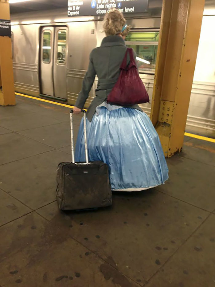 Times Are Tough When A Princess Has To Take A NYC Subway