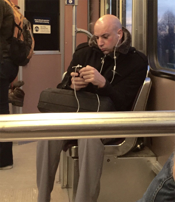 Dr. Evil On The Train