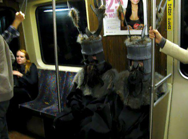 Just A Normal Day On The Subway