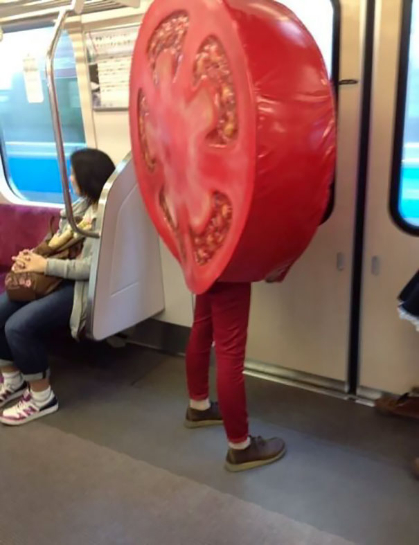 Just A Tomato On A Subway