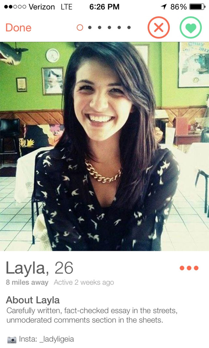 Girl tinder bio examples for 10 Top