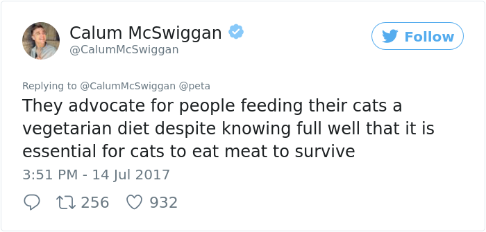 Guy Brutally Roasts PETA On Twitter, And People Are Finally Realizing The Truth