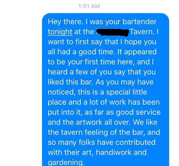 Bar Gets Vandalized, So Bartender Tracks Down Vandals And Makes Them An Offer They Can't Refuse