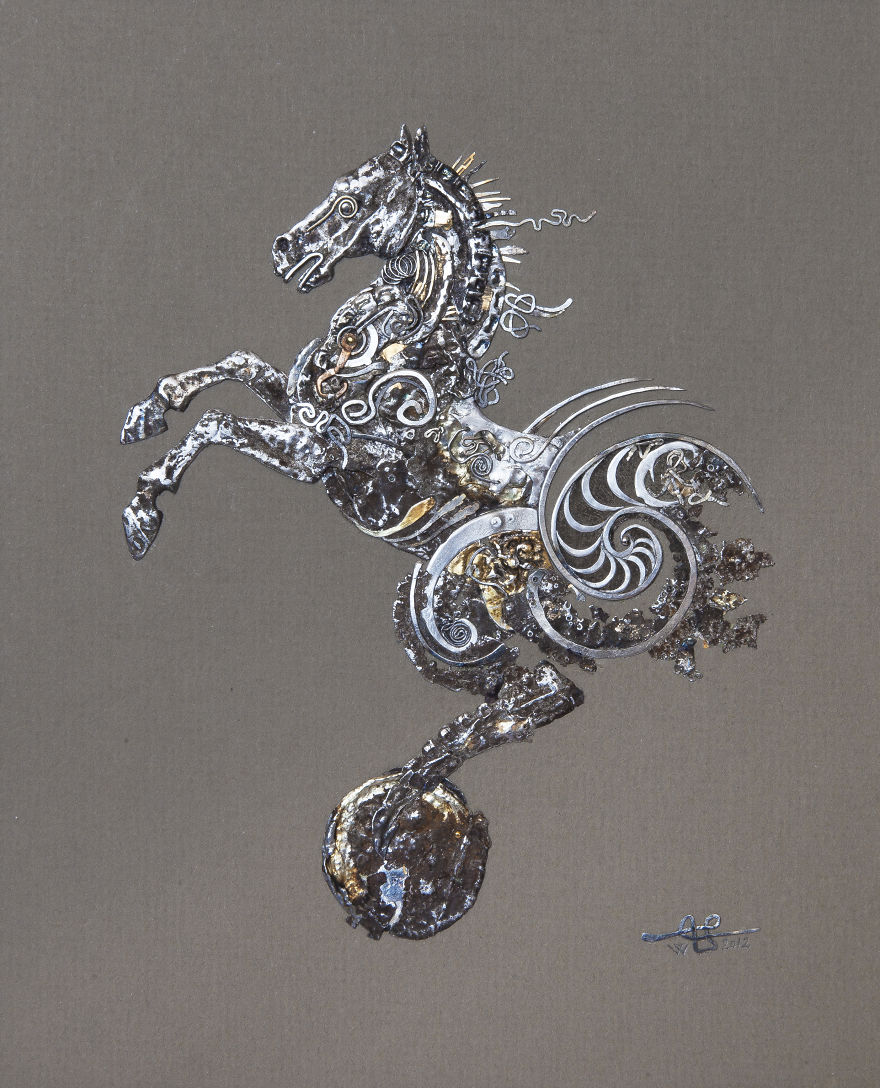I Create Steampunk Art From Useless Objects