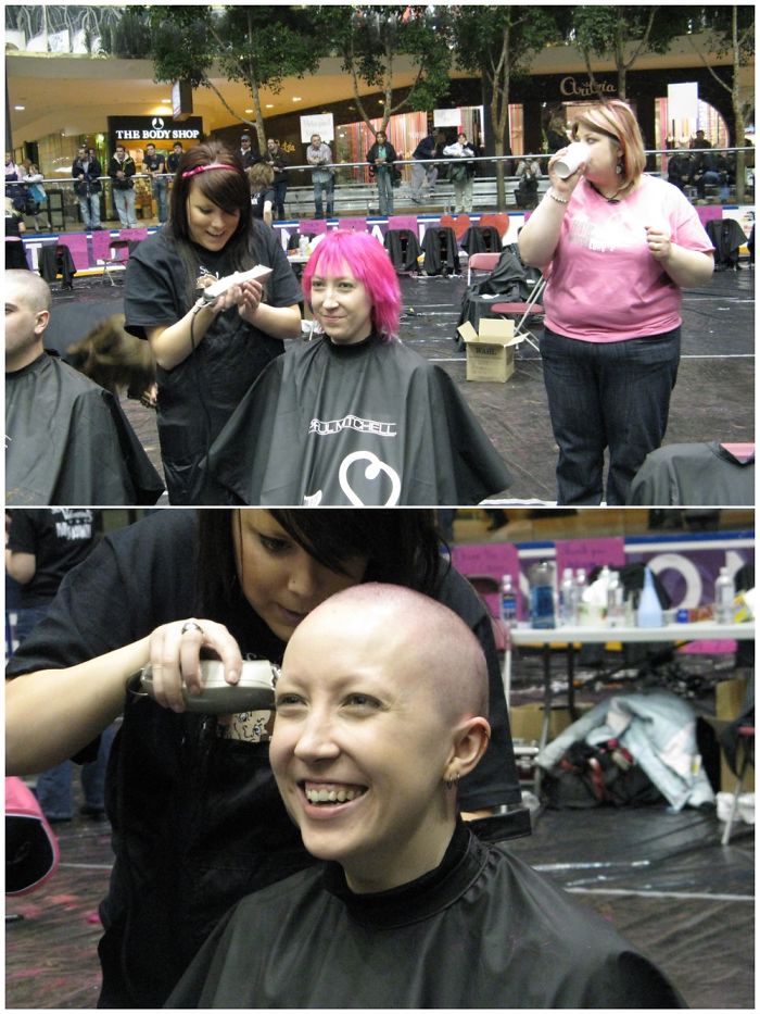 Head Shave For A Kids With Cancer Charity Event