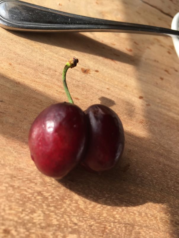 Found A Double Cherry At A Restaurant In San Francisco!!