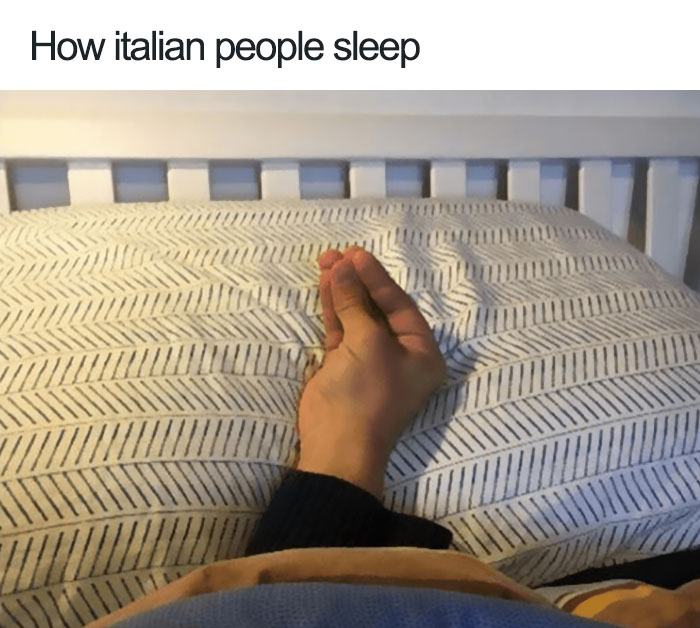 Italians Sleeping