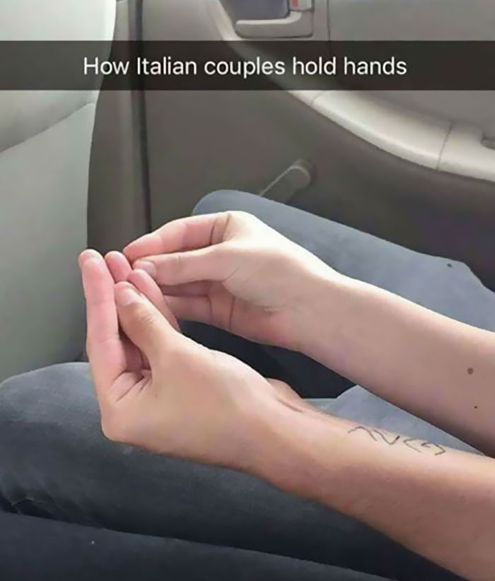 Italians Holding Hands