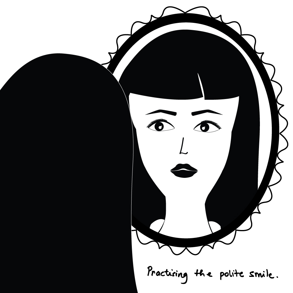 Drawing My Daily And Never Ending Anxieties In Black & White