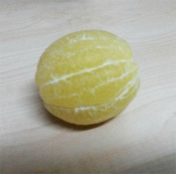 Here'a Peeled Lemon