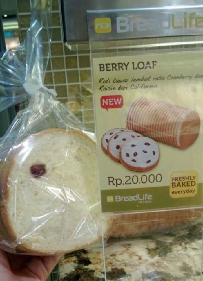 Este pan es una decepción