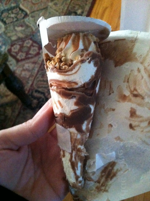 My Ice Cream Cone Is Missing One Thing. The Cone