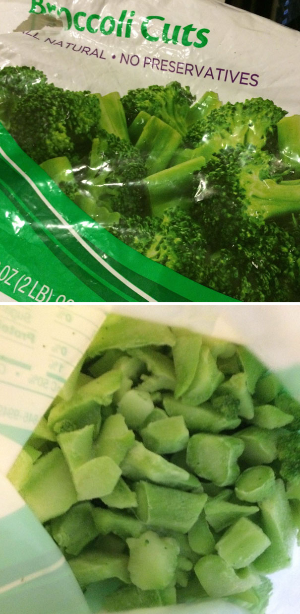 Bag Of Broccoli Cuts? Nope, Just Stems
