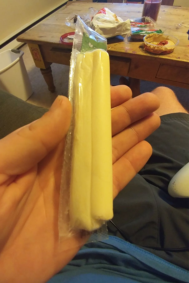 My Cheesestick Has A Twin In The Wrapper