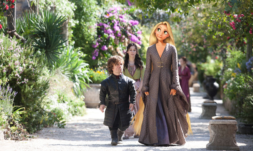 Rapunzel As Sansa Stark (Sophie Turner)