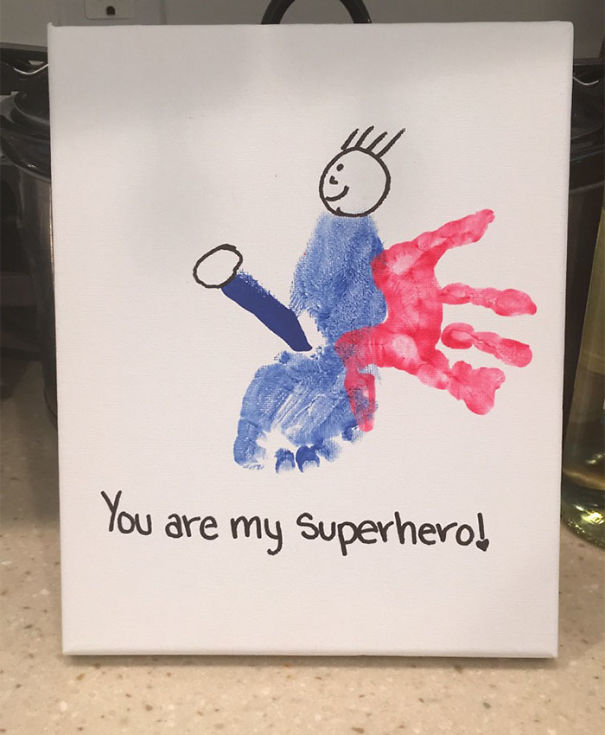 Daughter Painted Father's Day Present For Me At School. Not Sure What To Think