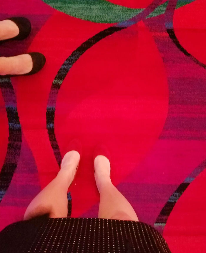 My Shoes Are The Same Color As This Carpet