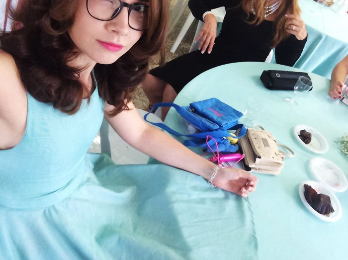 Went To A Party Wearing A Dress That Perfectly Matches The Tablecloths