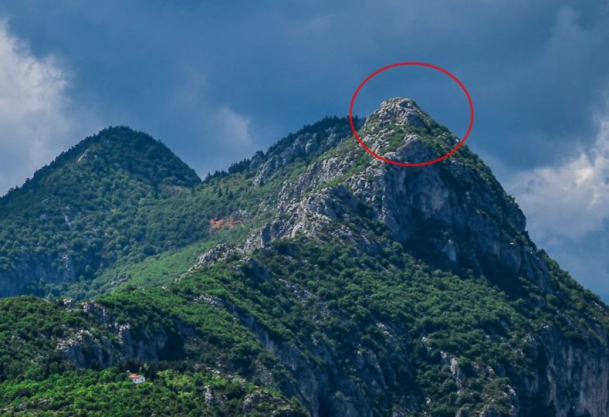 They Say That The Face Of Zeus Is On The Top Of This Greek Mountain!