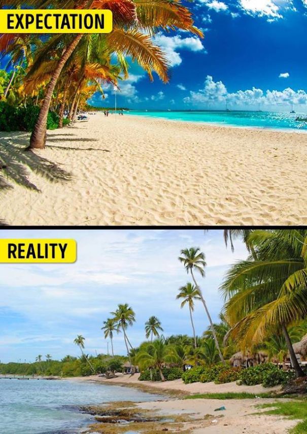 15 Photos Showing The Expectation X Reality When Traveling