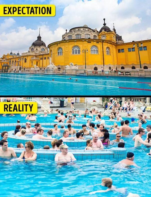 15 Photos Showing The Expectation X Reality When Traveling