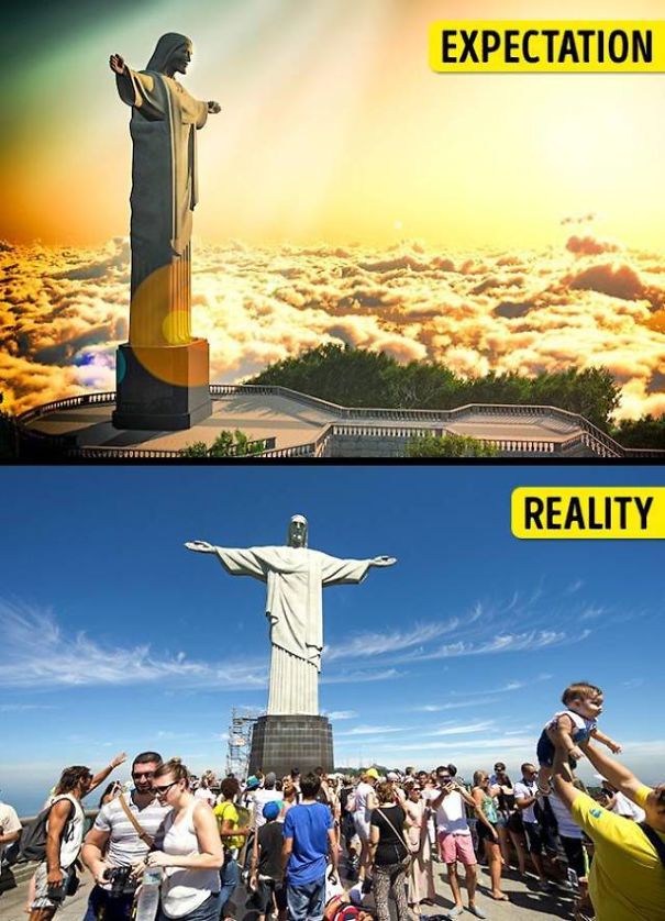 15 Photos Showing The Expectation X Reality When Traveling