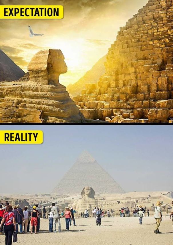 15 Photos Showing The Expectation X Reality When Traveling