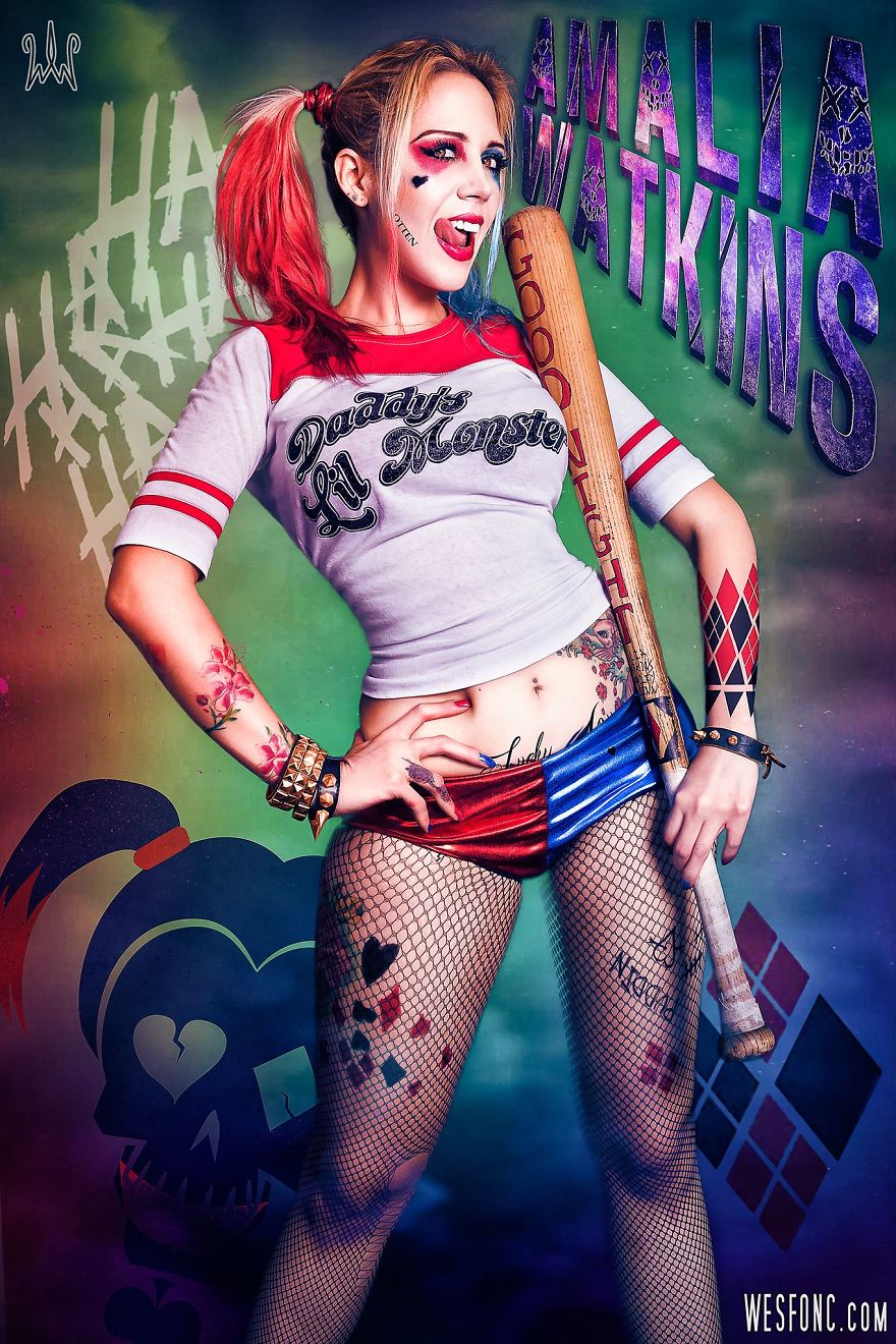 Harley Quinn & Joker Cosplay Photoshoot