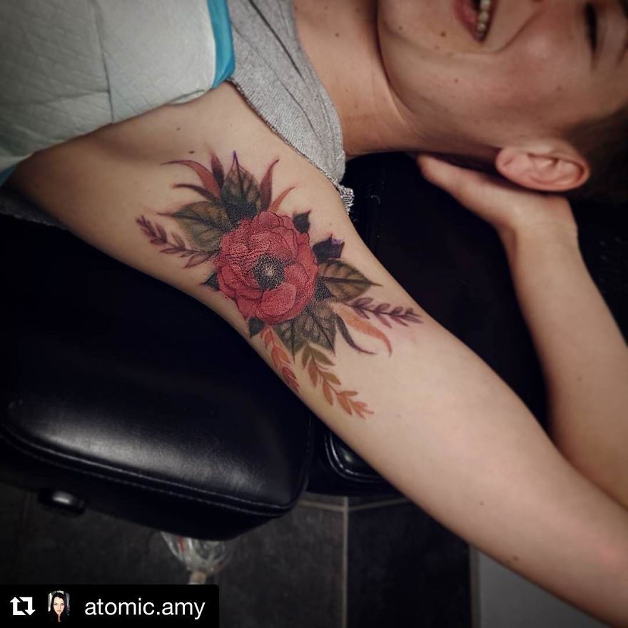 Armpit Tattoos Are The New Art Trend In The Body