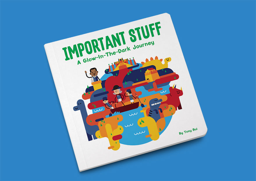 A Fun History Book For Kids That Uses Glow-In-The-Dark Inks To Teach Children About Important Things!