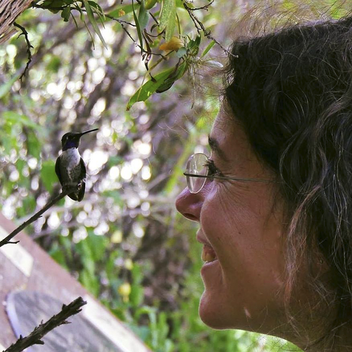 Woman Develops Bond With Over 200 Hummingbirds, Now They Complain If She's Late To Feed Them