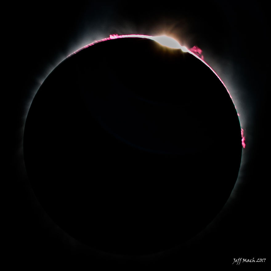 The End Of Totality At Salem, Oregon The End Of Totality At Salem, Oregon