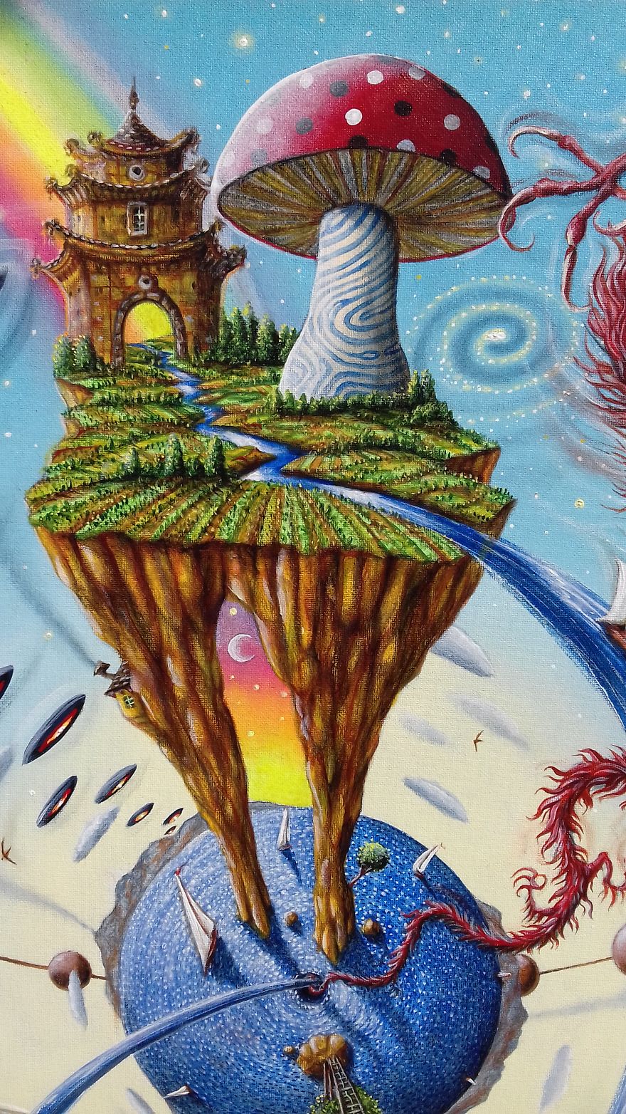 Enjoy A Trippy Ride For Your Mind With My Paintings