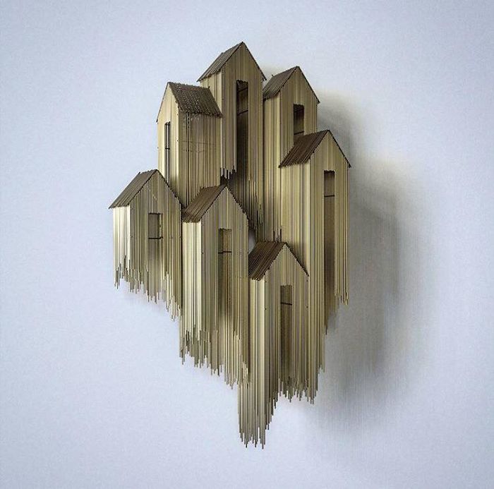 Artist Crafts Minimalist Structures From Wires; And They Would Make Your Heart Melt