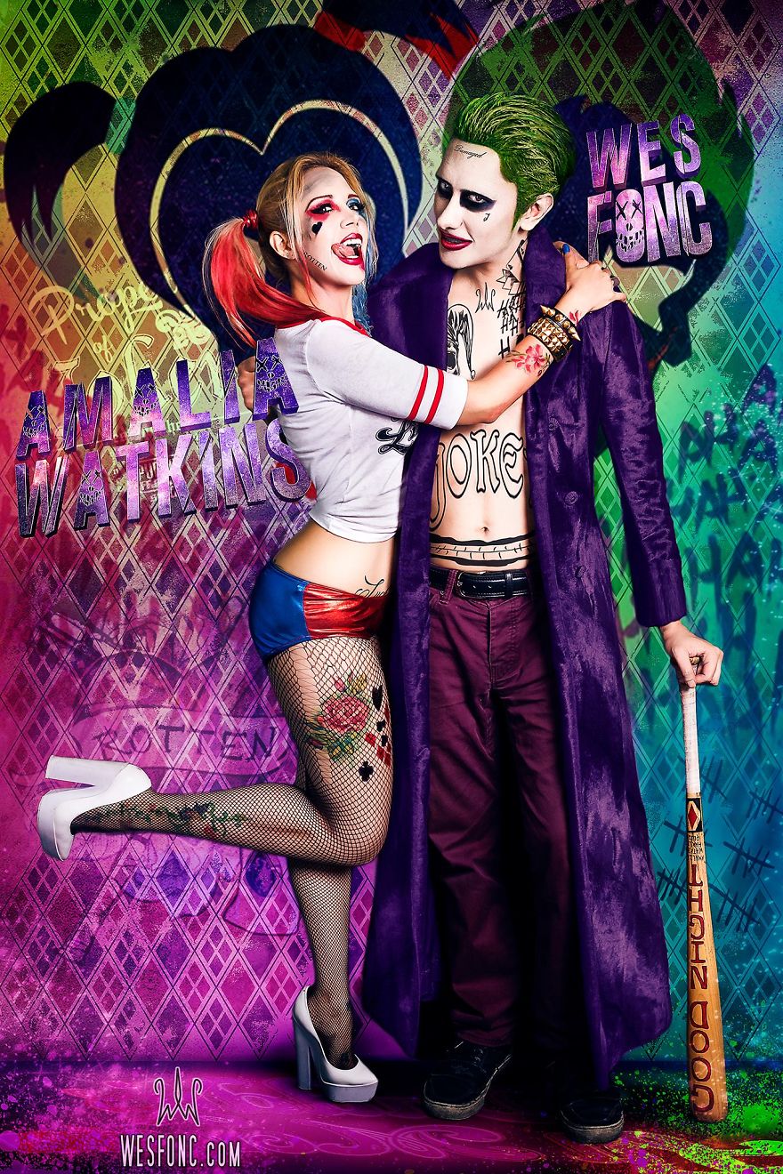Harley Quinn & Joker Cosplay Photoshoot