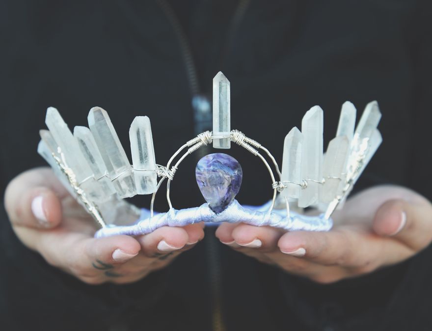 ☽ This Artist Creates Crystal Crowns Fit For A Witch Queen ☾