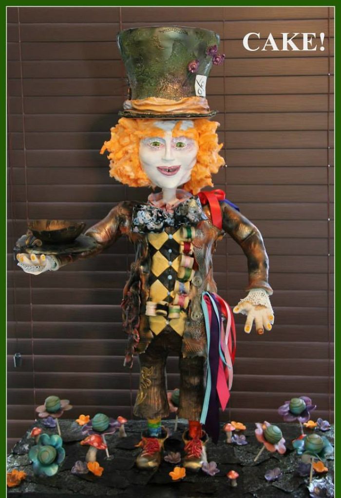 Mad Hatter Cake 3.5 Feet Tall