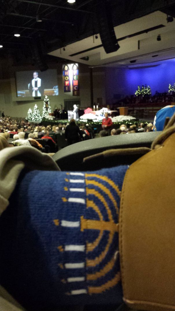 Wearing These At My Church's Cristmas Eve Service