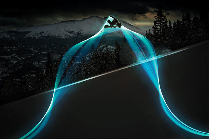 LEDs en una tabla de snowboard