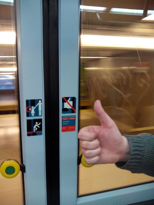 On The Madrid Metro