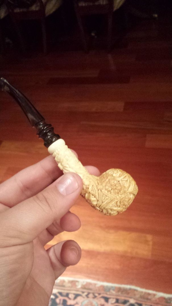 While Visiting My Parents' Place I Found My Turkish Meerschaum Pipe That I Thought I Lost Over 4 Years Ago. Today Was A Good Day