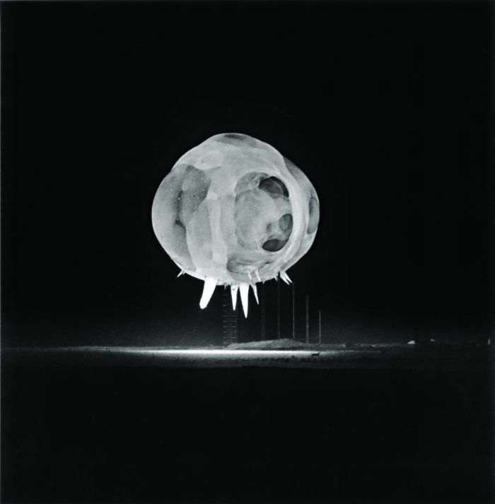 A Nuclear Bomb Immediately After Being Detonated