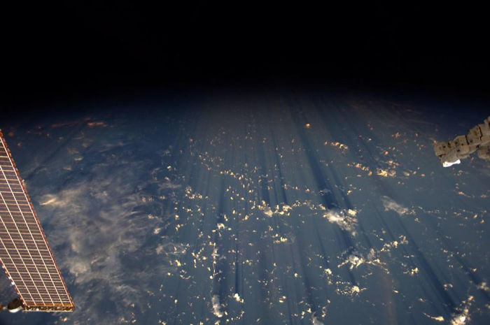 Clouds Cast Thousand-mile Shadows Into Space When Viewed Aboard The International Space Station