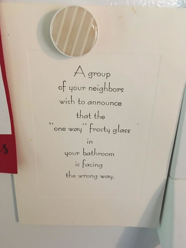 My Sister And Her Husband Live In A Small Town, They Came Home To This Note On Their Door