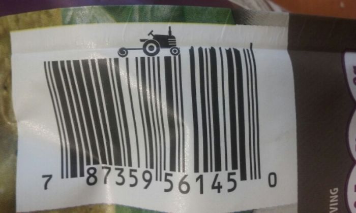 This Tractor Is Tending To An Overgrown Barcode