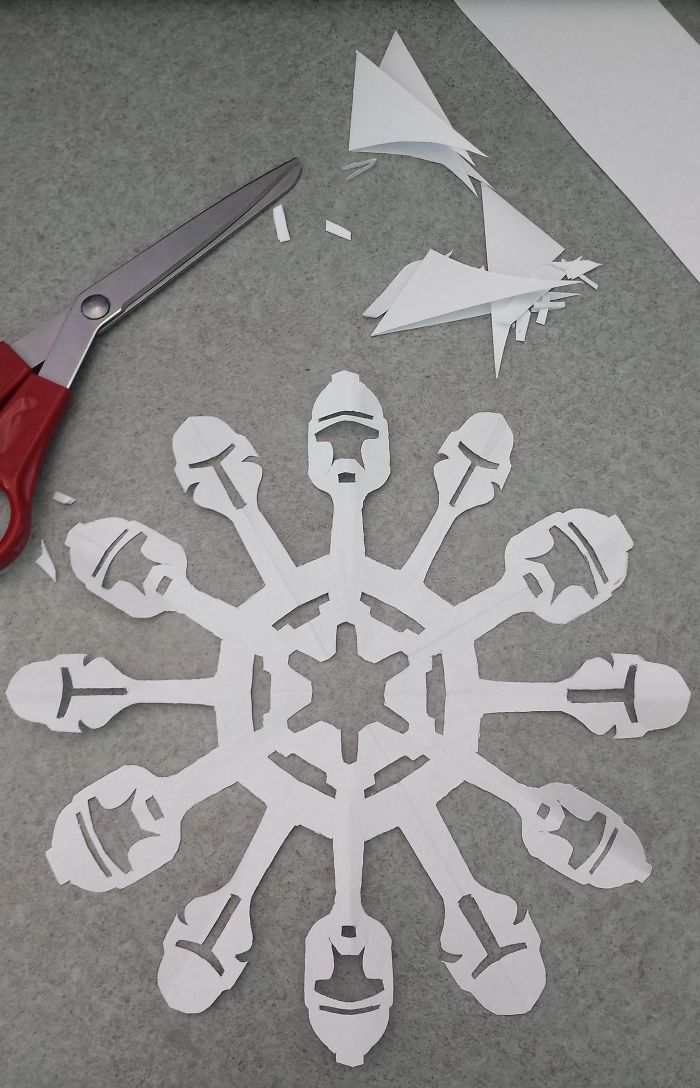 Got Bored At Work... So I Made Star Wars Snowflakes!