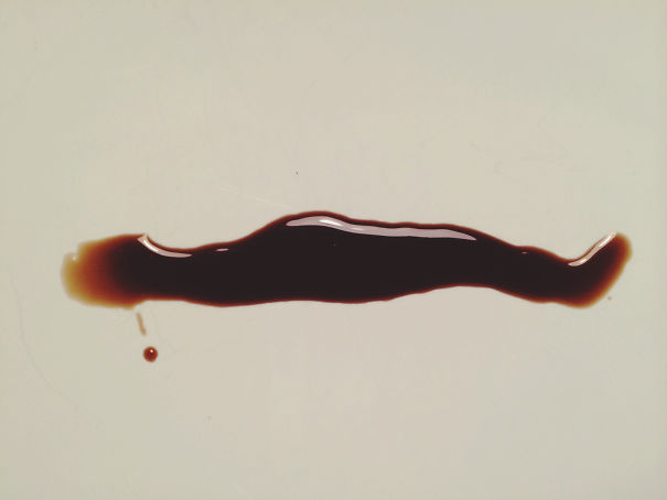 This Black Bean Sauce Spill Looks Like A Gunshot Victim