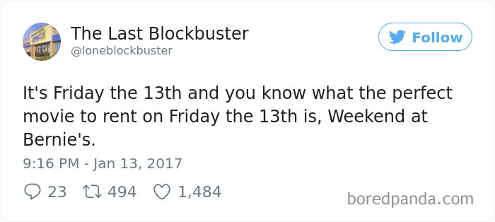 The Last Blockbuster Tweets